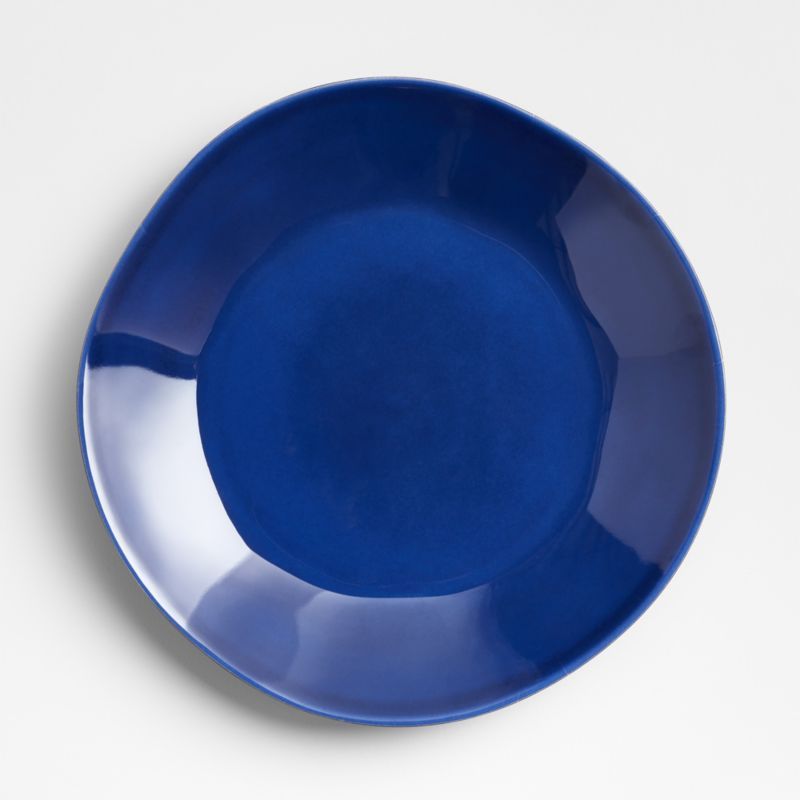 Marin Dark Blue Melamine Dinner Plate + Reviews | Crate & Barrel | Crate & Barrel