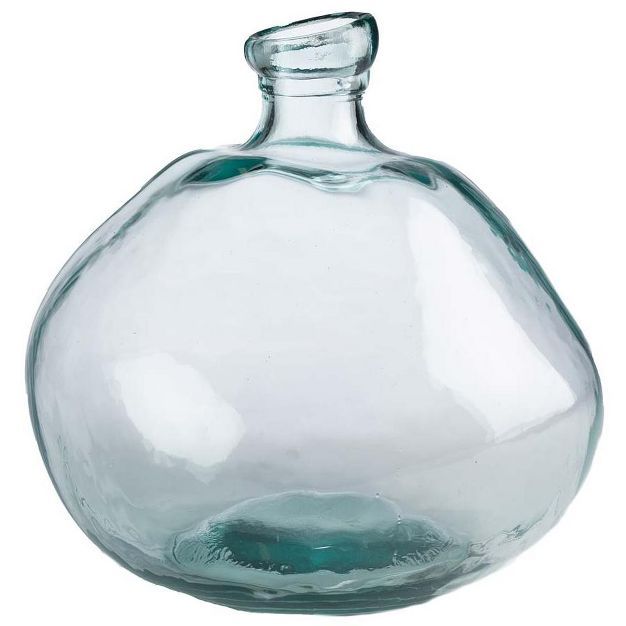 VivaTerra Recycled Round Glass Balloon Vase, 13" | Target