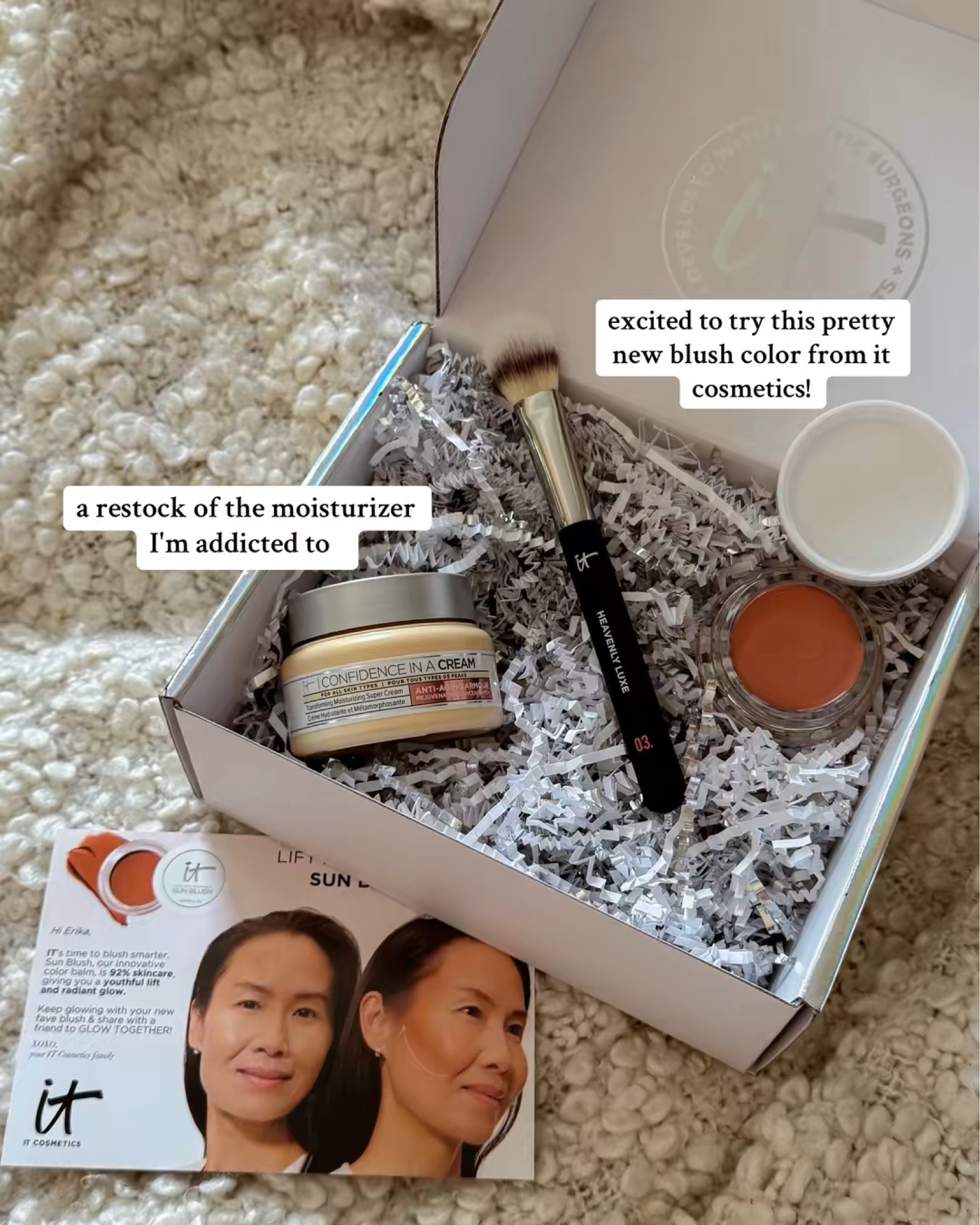 PR unboxing from IT cosmetics #beauty #itcosmetics