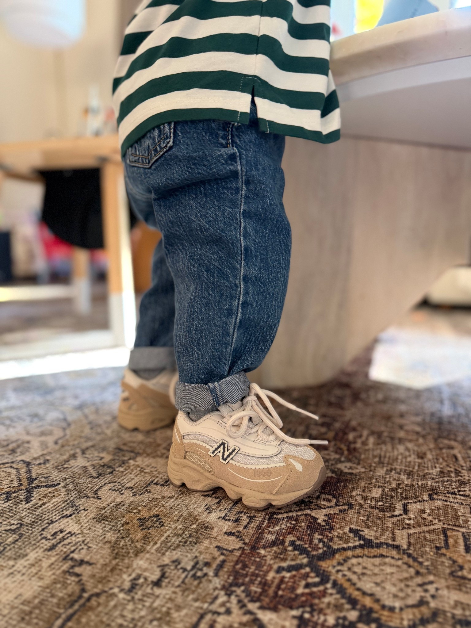 Her jeans are so cute and only $12! Also these sneakers were a Marshall’s find for the kids but I have found them online! 🤎🤎

New balance 1000, NB 1000, toddler shoes, fall sneakers 

#LTKSeasonal #LTKShoeCrush #LTKKids