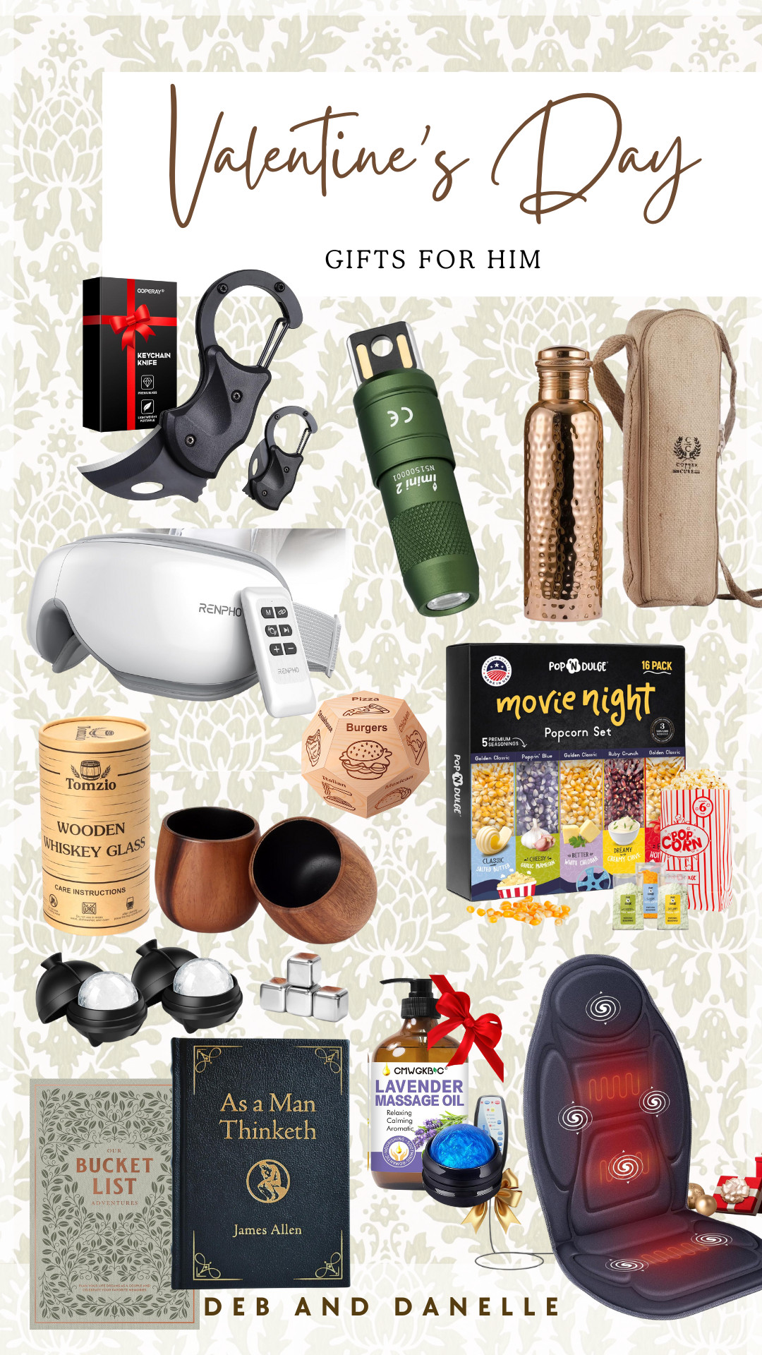 If you have a special man in your life that you want to spoil for Valentine's Day, here is a roundup of great items from @Amazon. The list includes our Renpho eye massager, keychain knife, and keychain flashlight.  

 #LTKValentine #LTKselfcare #LTKMens