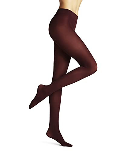 FALKE Women's Pure Matt Tights, Semi Opaque 50 Denier, Stockings for Women, Red (Barolo 8596), M-L, 1 Pair | Amazon (US)