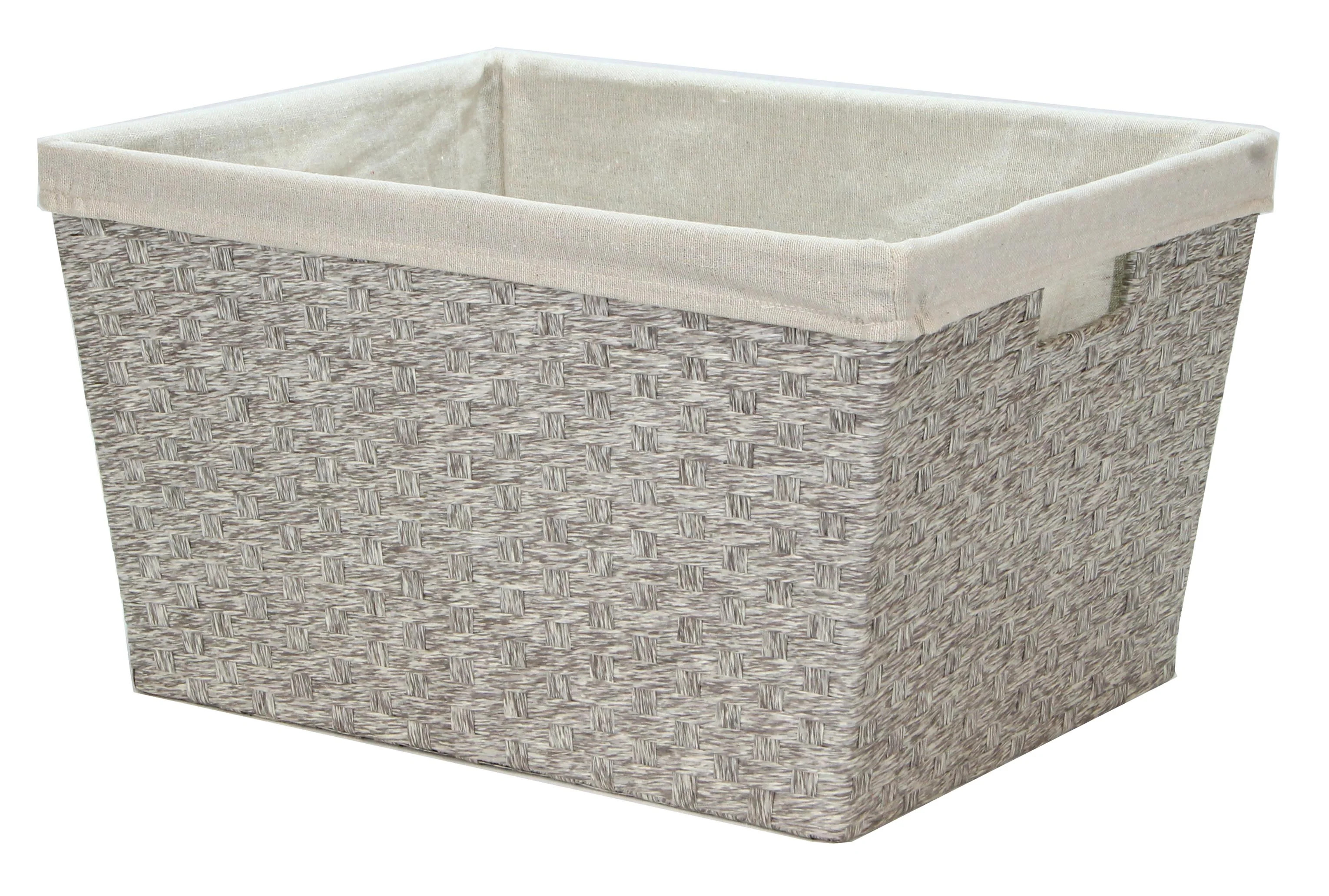 Mainstays Large Storage Basket, Gray | Walmart (US)