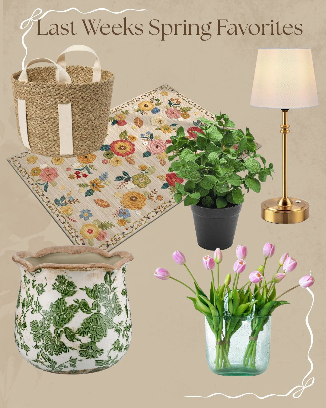 Amazon Spring Decor, Winter Refresh.  These Tulips look so real...and so does the mint. 

 #LTKSpringSale #LTKHome #LTKSaleAlert