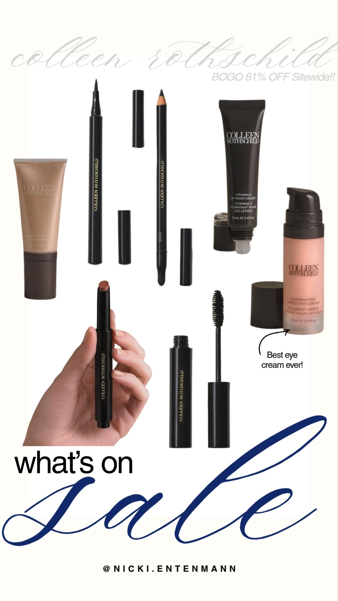 Score big on beauty essentials during the Colleen Rothschild BOGO 61% off sitewide sale! Highlighted picks include precise liquid and pencil eyeliners, hydrating lip balm, volumizing mascara, and the viral Illuminating Tinted Eye Cream. Upgrade your daily fall makeup and skin regimen with these luxurious beauty staples.

#colleenrothschild #beautysale #whatsonsale #makeupfinds #beautyroutine #fallbeauty 

 #LTKgrwm #LTKSaleAlert #LTKBeauty