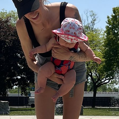 We had our first splash pad day yesterday! We already can’t wait to go back!

Strawberry swimsuit by Carter’s, UV protection hat by CaliKids!

#LTKkids #LTKSeasonal #LTKbaby