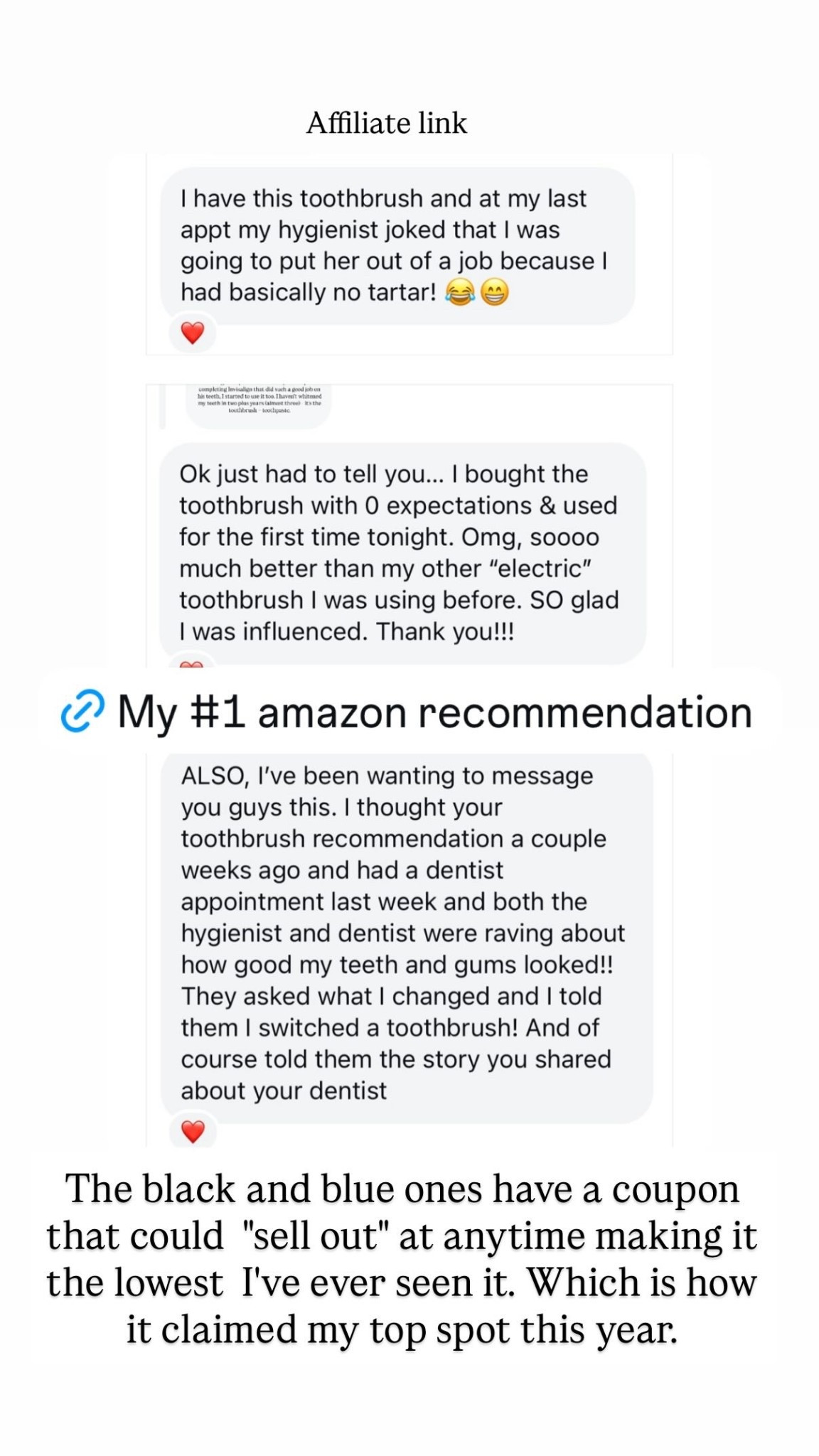 The black and blue ones have a coupon that could "sell out" at anytime making it the lowest  I've ever seen it. Which is how it claimed my top spot this year.  Affiliate link