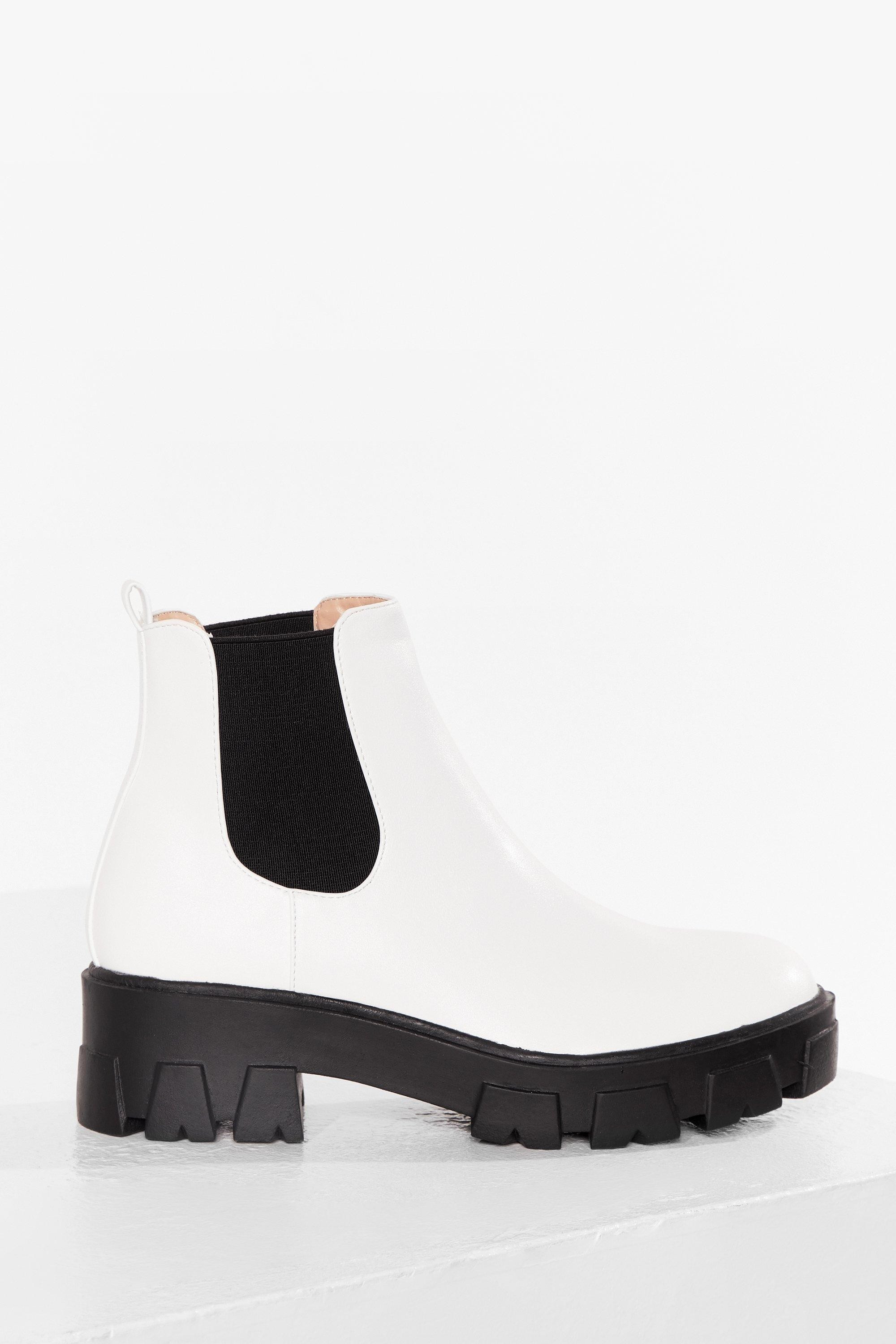 Step Up Your Game Cleated Chelsea Boots | NastyGal (US & CA)