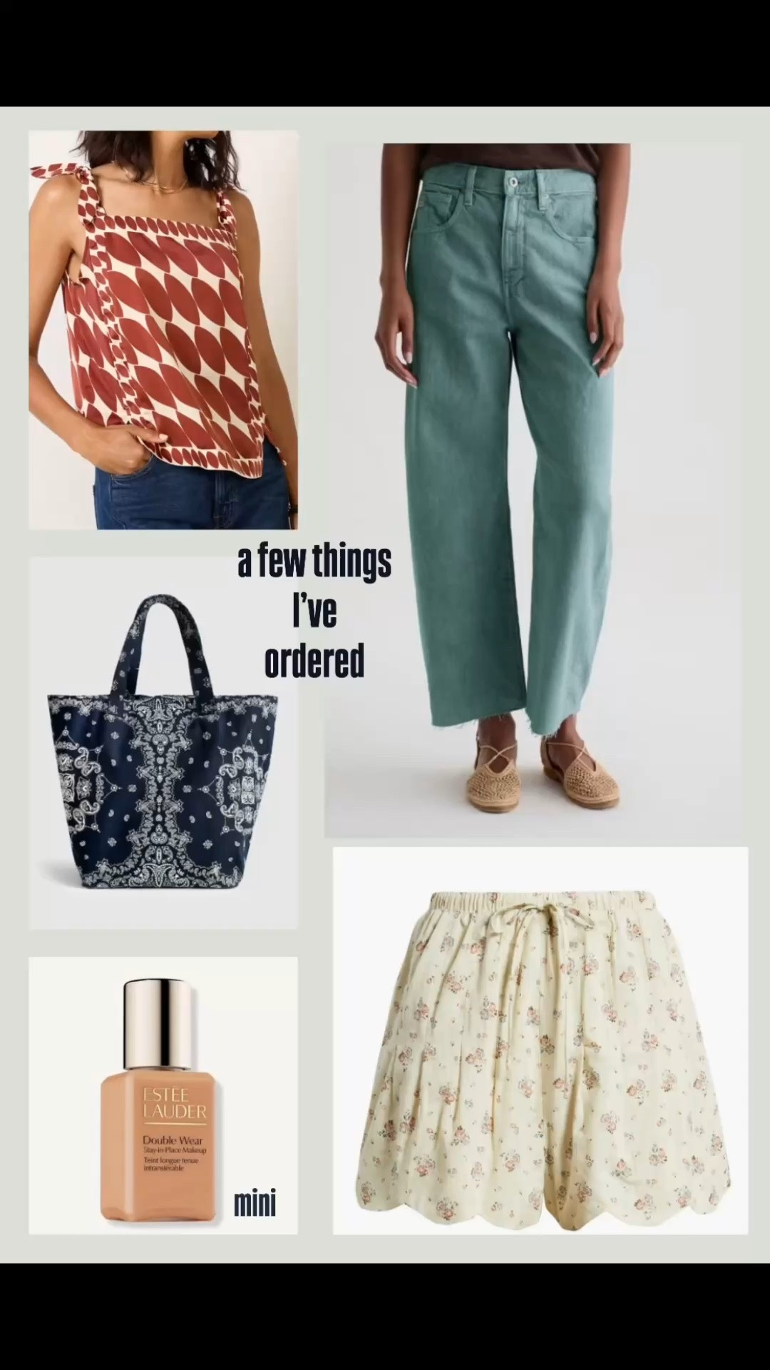 A few things I ordered this weekend. Summer style.

#LTKSeasonal #LTKOver40 #LTKBeauty