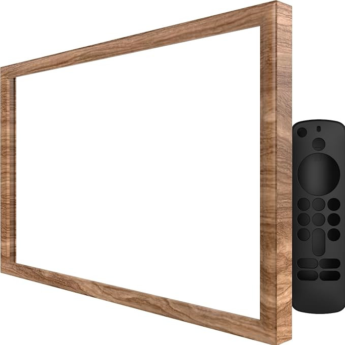 Decorative Frame for Echo Show 15, echo show 15 case cover,Light wood grain effect, protect your ... | Amazon (US)