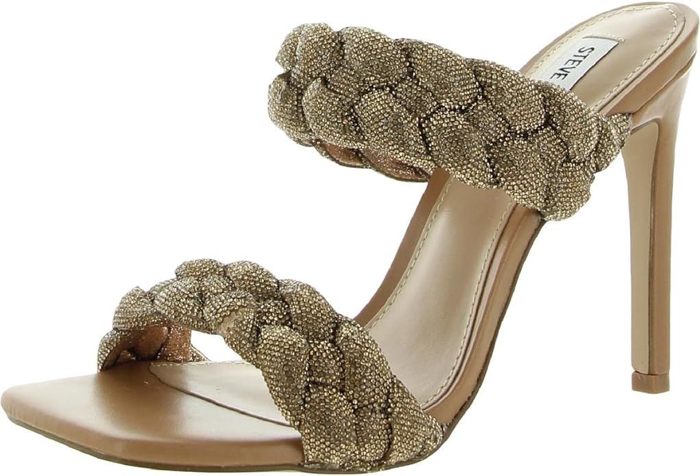 Amazon.com | Steve Madden Women's Kenley Heeled Sandal, Bronze, 10 | Heeled Sandals | Amazon (US)