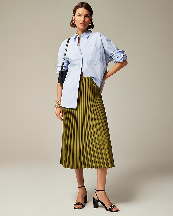 Gwyneth pleated slip skirt | J. Crew US