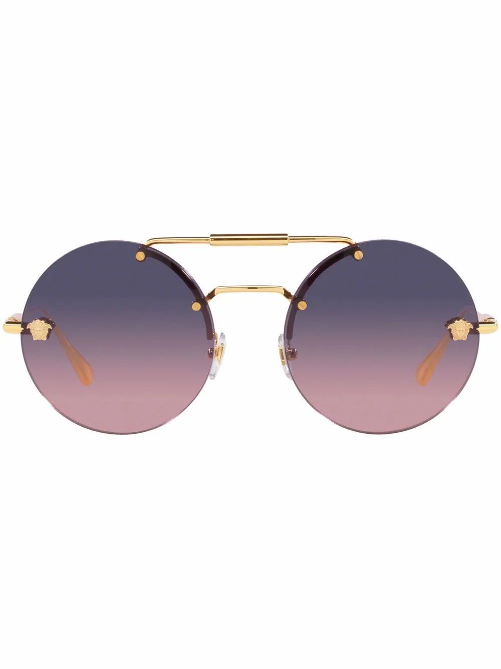 circle-lense frameless sunglasses | Farfetch Global