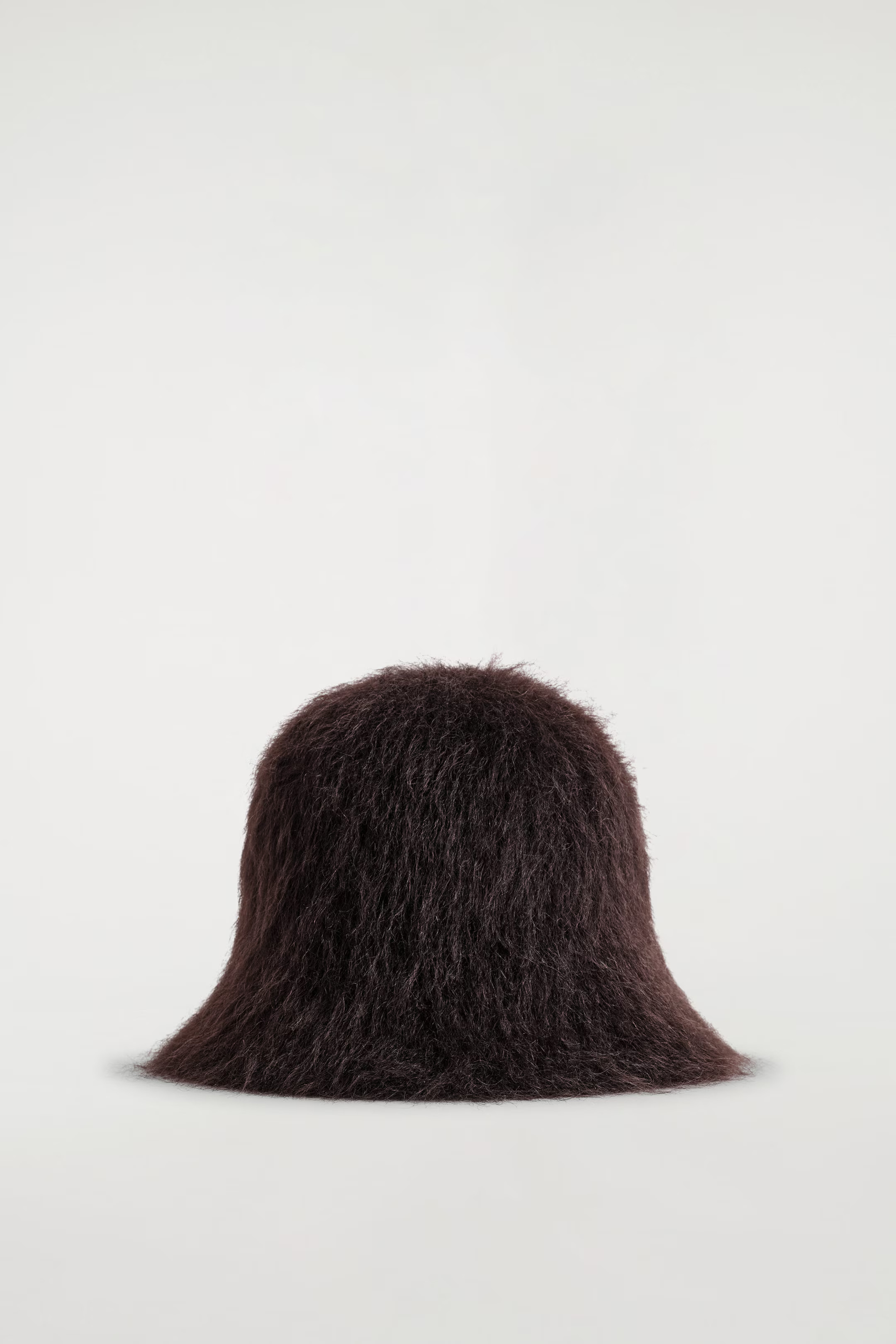 MOHAIR BUCKET HAT - DARK BROWN | COS US | COS (US)
