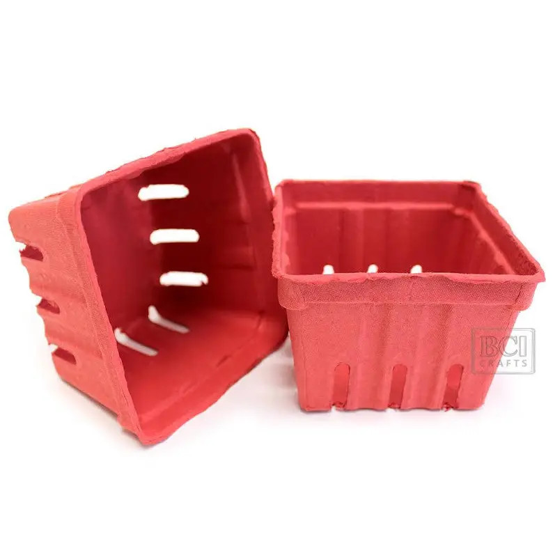 10 Pc Red Berry Basket, Strawberry Baskets, 1 Pint Size - Etsy | Etsy (US)