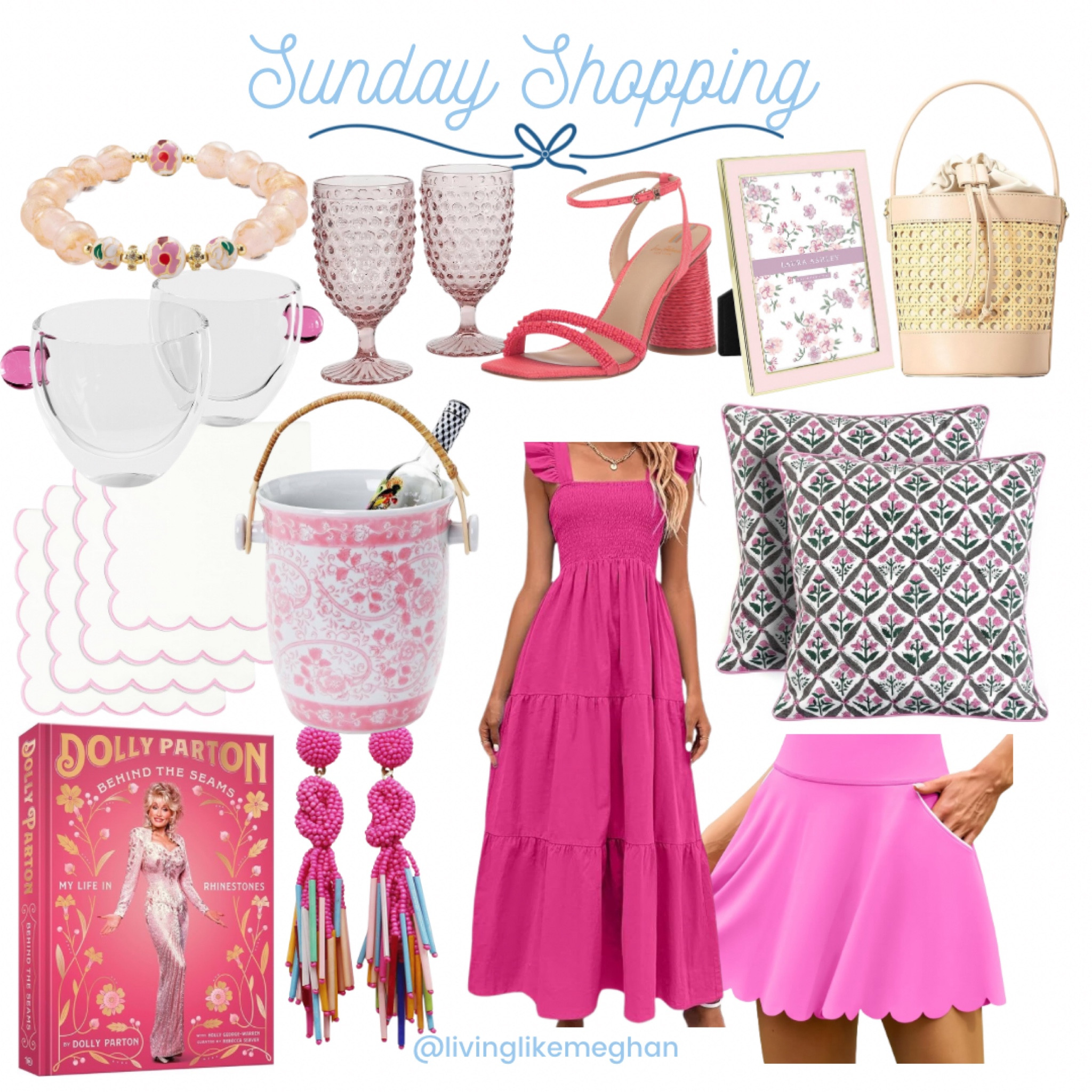 Sunday Shopping





Pink and white, girly book, scalloped edge, girly, ice bucket, twos company, Amazon, Amazon finds, coffee mug, bracelets, rattan purse, throw pillows, block print, earrings, picture frame, Amazon fashion, Amazon haul, sandals, heels, sam Edelman, linen napkins, home decor

#LTKItBag #LTKHome #LTKSummerSales