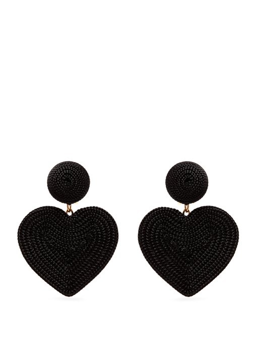 Cora heart cord earrings | Rebecca de Ravenel | Matches (UK)