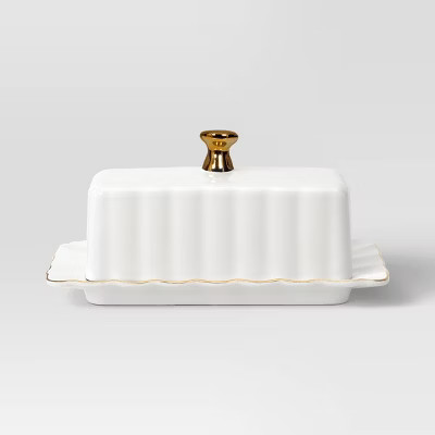 Ribbed Butter Dish - Threshold™ | Target