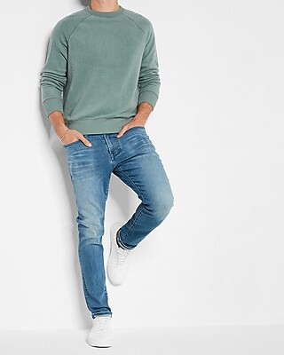 Skinny Medium Modern Vintage Wash Hyper Stretch Jeans | Express