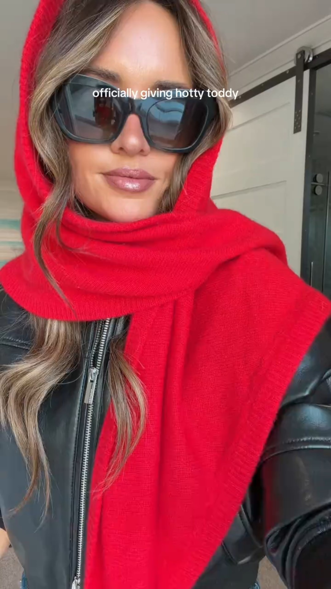 XS in jacket, 24 in jeans. 

(FB)