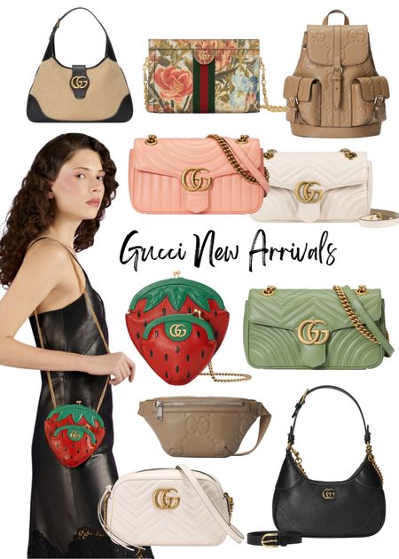 So many gorgeous new Gucci spring arrivals! How cute is that strawberry bag?! I am loving all of the beautiful spring neutrals and florals. Stunning bags for every occasion!

Designer bags, Gucci bag, Gucci bags, designer handbags, spring bag, summer bag

#LTKstyletip #LTKSeasonal #LTKitbag