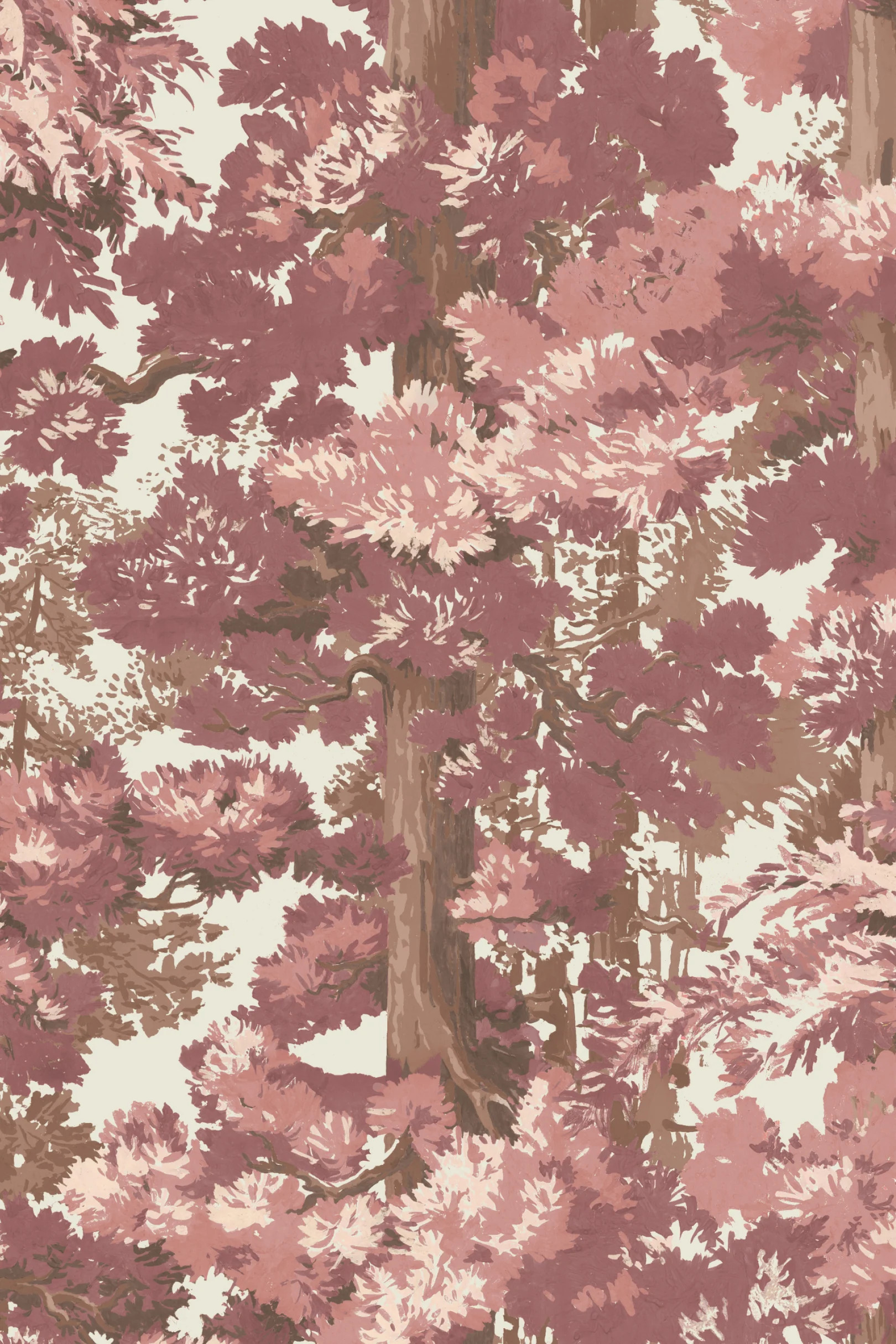 Sequoia Mural Bark Rose | Trees Collection Paste the Wall Wallpaper by Artscape | Made in Sweden | Artscape