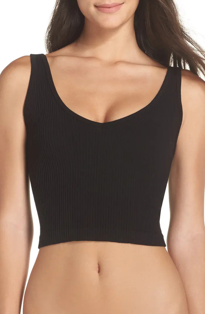 Intimately FP Solid Rib Brami Crop Top | Nordstrom