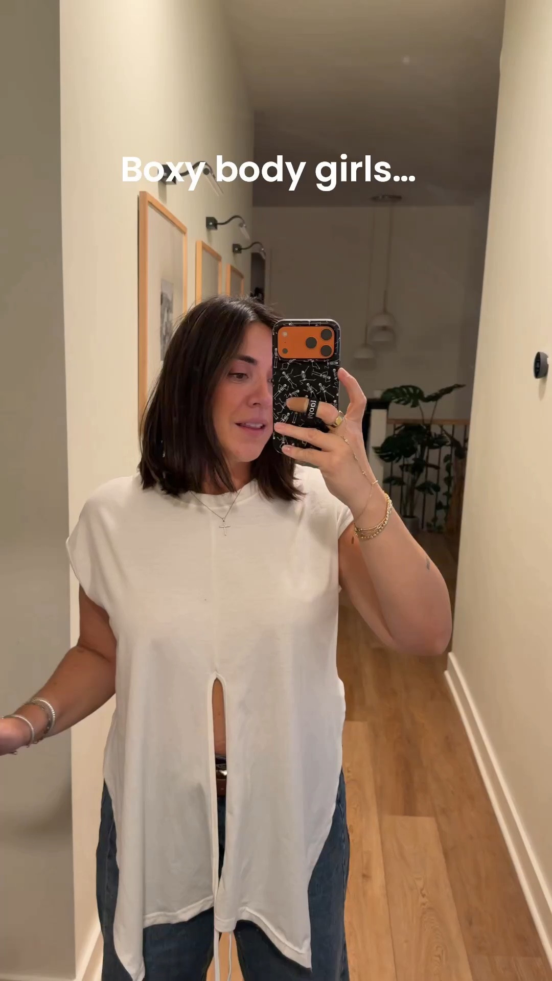 The perfect wrap tee size L