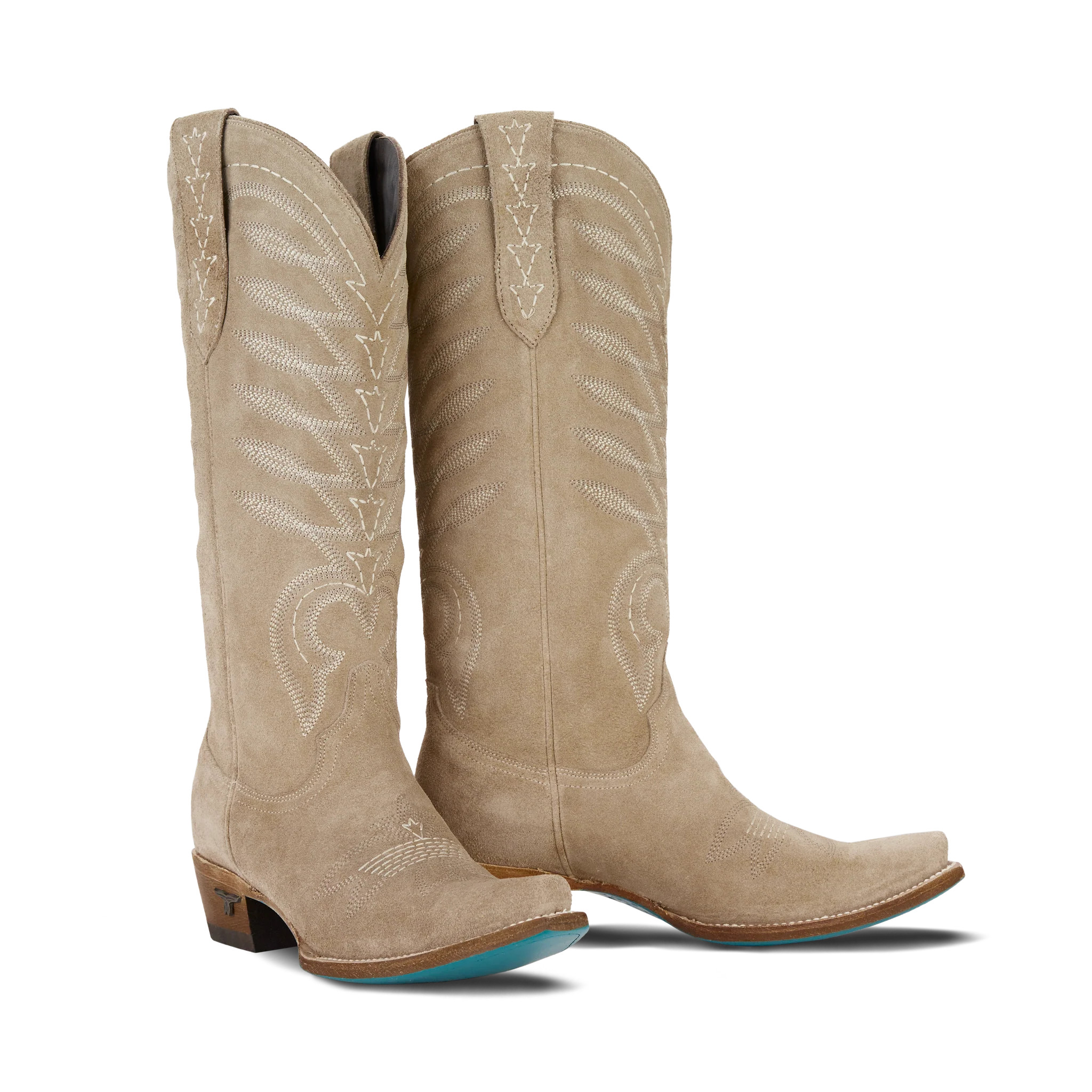 Squash Blossom Boot - Latte Suede | Lane Boots