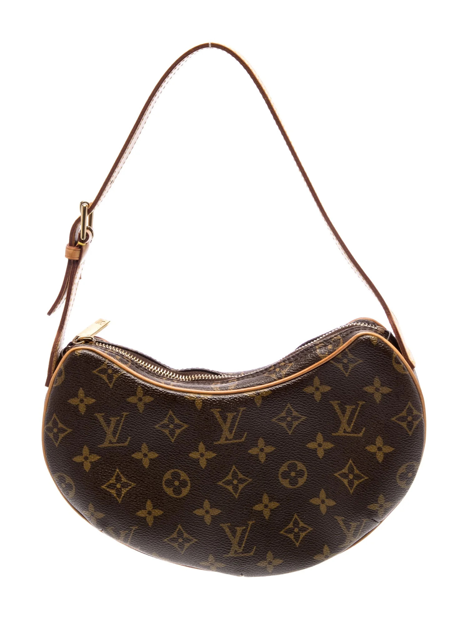 Louis Vuitton LV Monogram Croissant PM - Brown Shoulder Bags, Handbags - LOU1253697 | The RealRea... | The RealReal