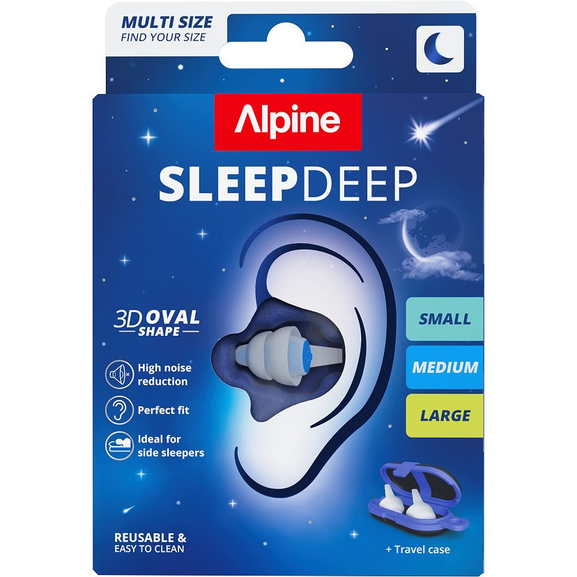 Alpine SleepDeep Multi-Size Earplugs - Set of 3 Pairs White | REI