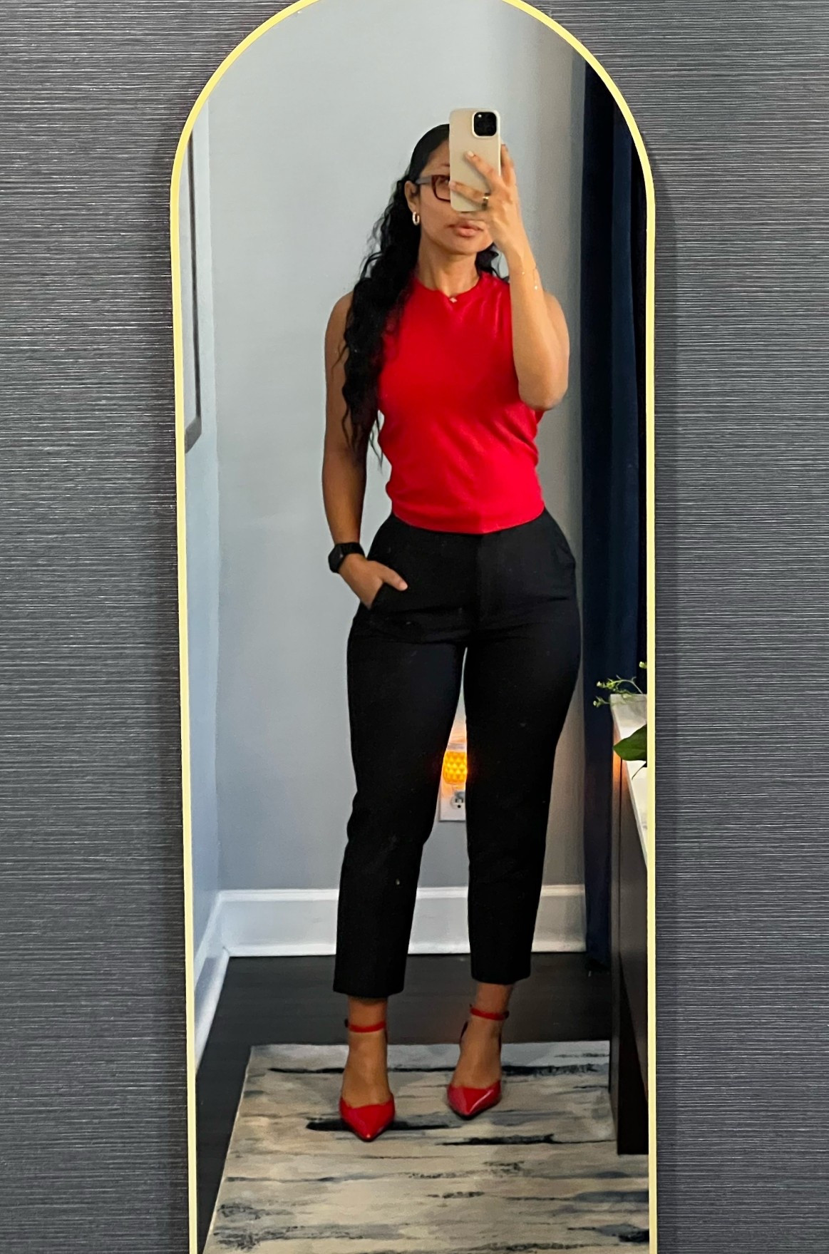 top & pants: zara 
shoes: ysl 

#LTKValentine #LTKWorkwear #LTKootd