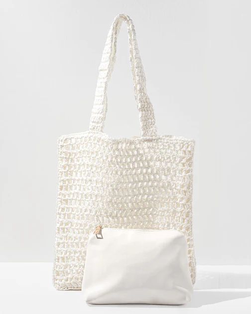 Bouvet Tote Bag - White | VICI Collection