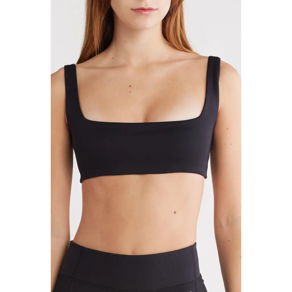 Free People FP Movement Epic Mini Bra in Black at Nordstrom, Size Small | Nordstrom