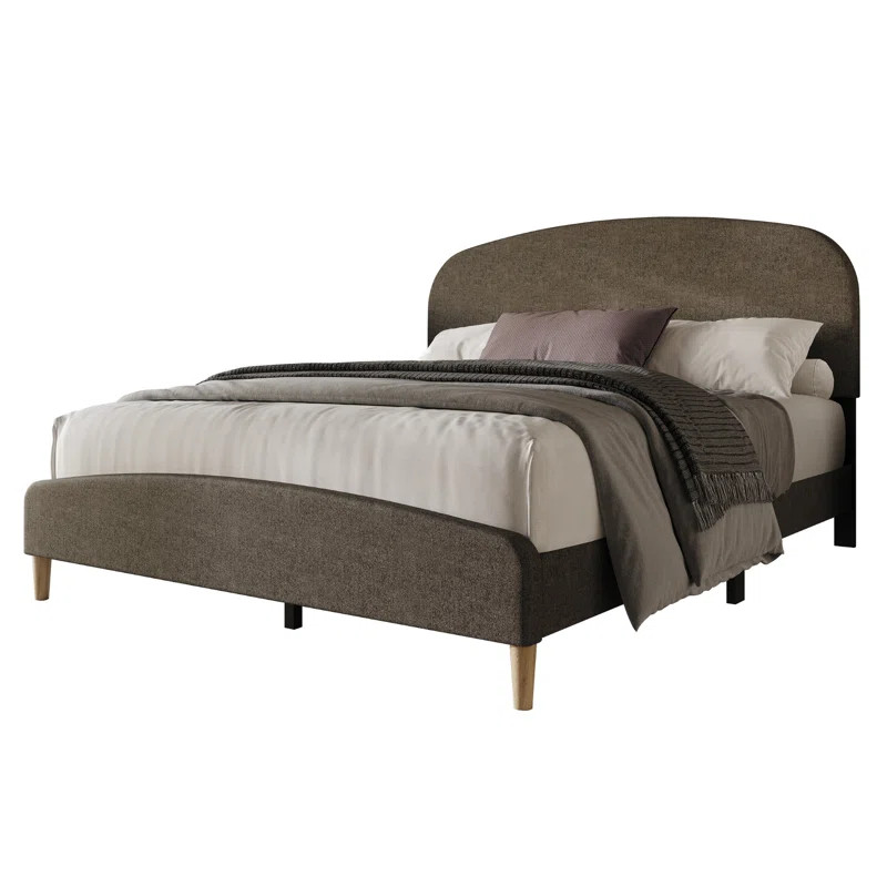 Wade Logan® Britnei Upholstered Standard Bed & Reviews | Wayfair | Wayfair North America