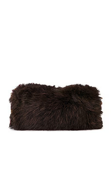 MSGM Fluffy Pouch in Brown from Revolve.com | Revolve Clothing (Global)