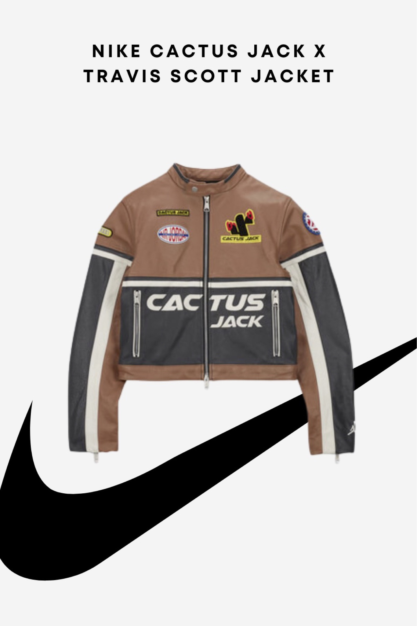 Travis scott leather on sale jacket