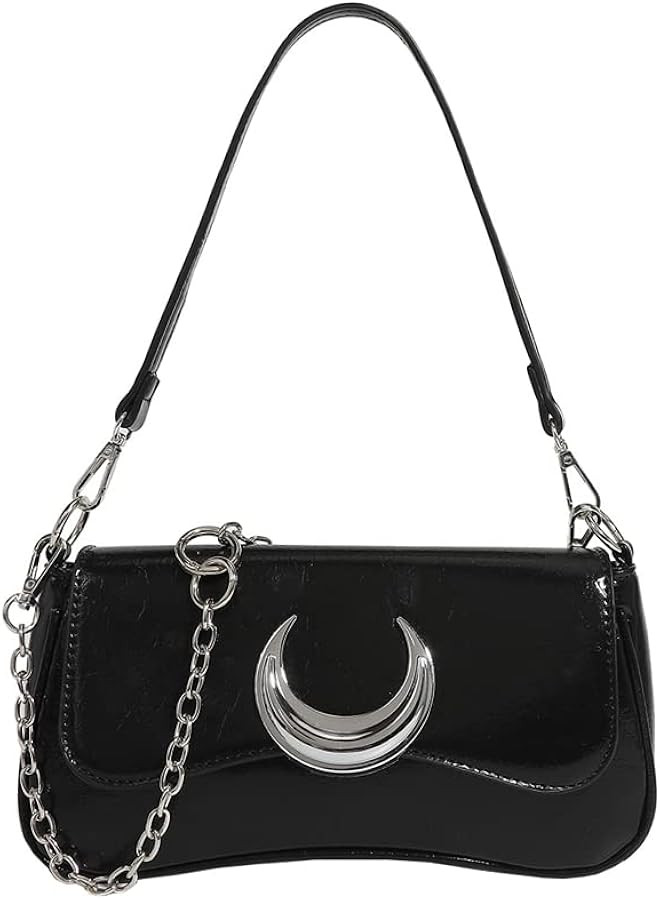 Sunwel Fashion Multi-Ways Moon Purse 90s Y2k Crossbody Crescent Handbag Double Straps Satchel Sho... | Amazon (US)