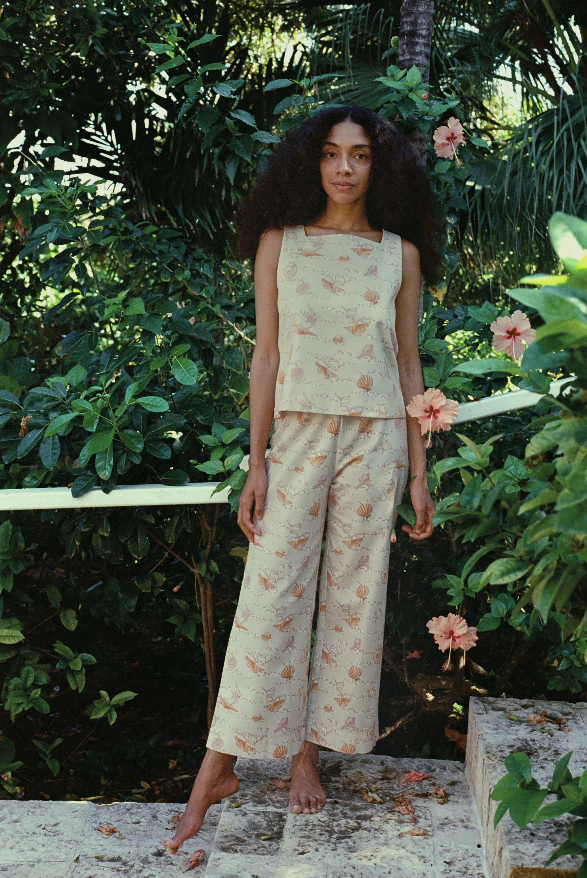 High-Waisted, Wide-Leg Pants in Warm Shell | Kilte Collection