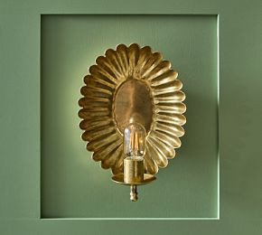 Emily Scalloped Sconce | GreenRow
