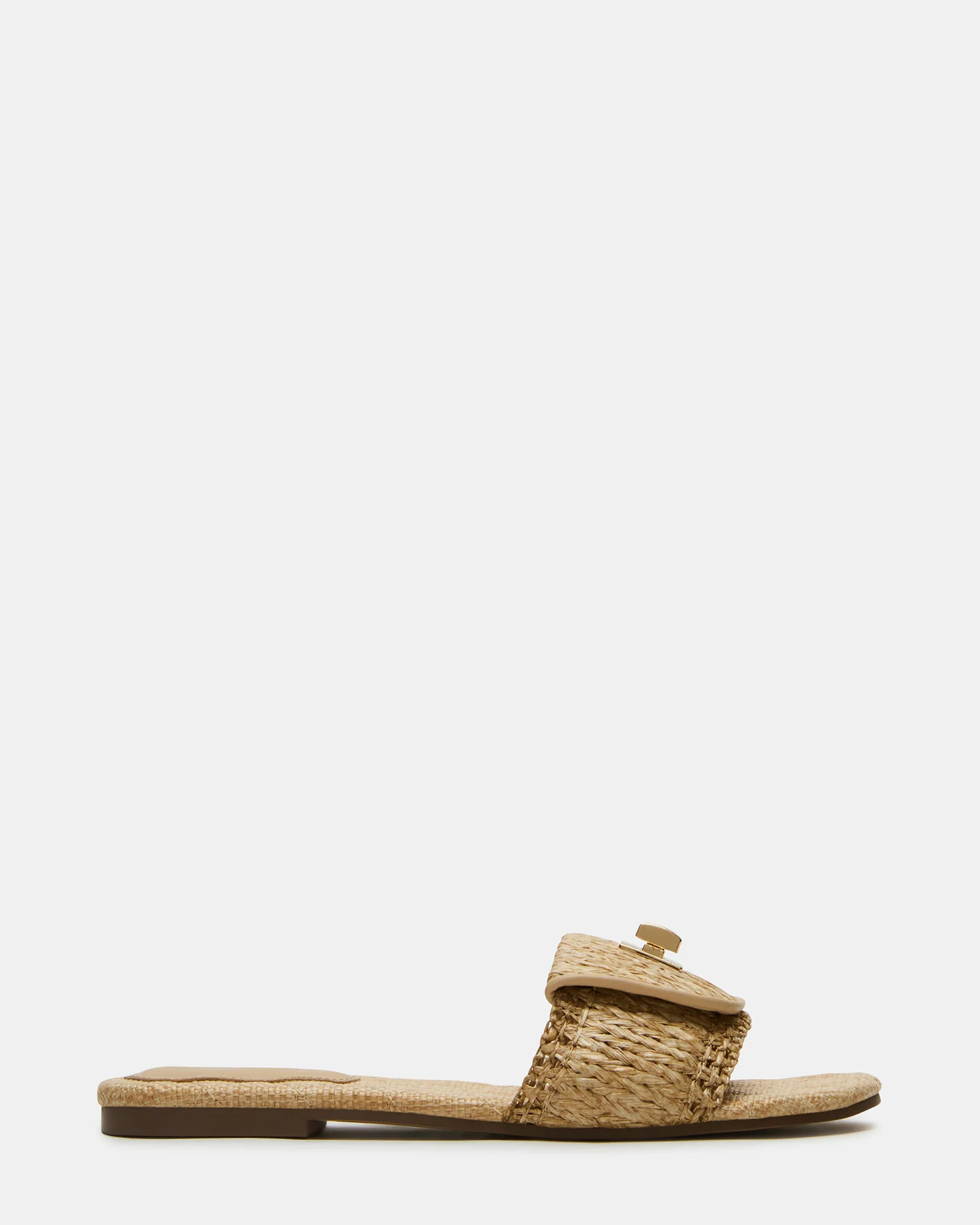 Steve Madden Women's Moreland Slide Sandals - Natural Raffia - Size 8 - Synthetic | Steve Madden (US)