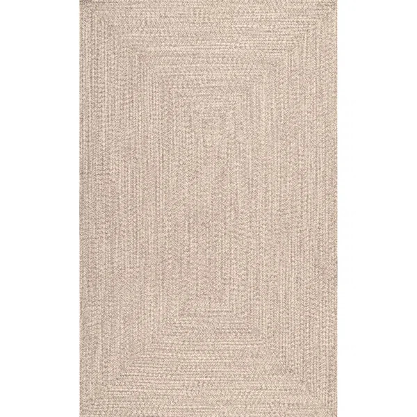 Bromsgrove Handmade Braided Tan Indoor / Outdoor Rug | Wayfair North America