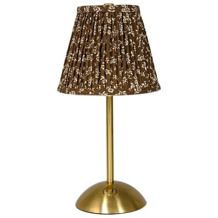 Home Decor Collection Sterling & Noble Home Brown Floral Rechargeable Table Lamp | Walmart (US)
