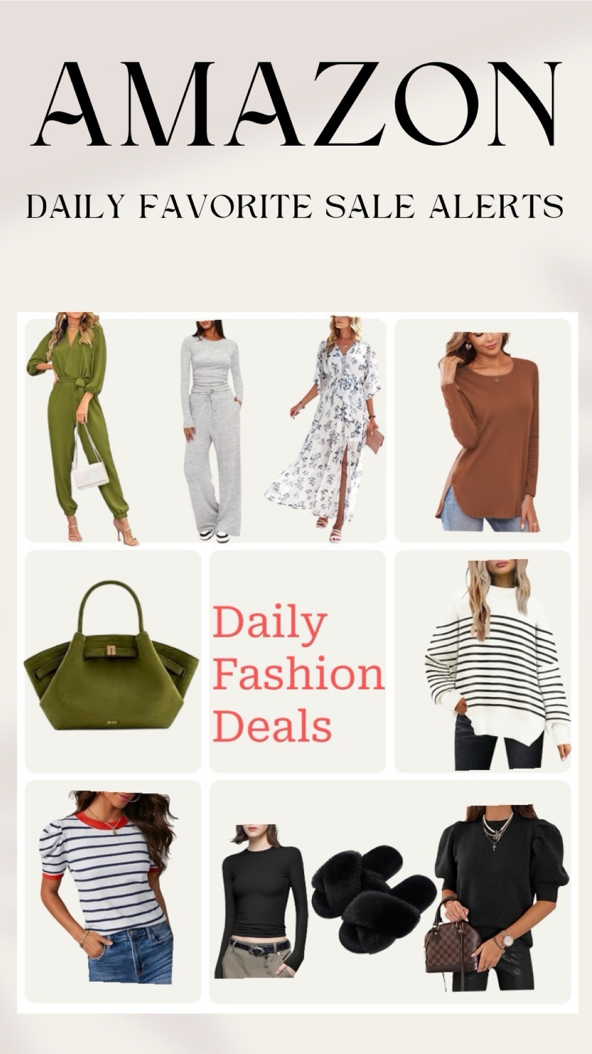 Amazon Daily Fashion Deals

#LTKItBag #LTKSeasonal #LTKFindsUnder50