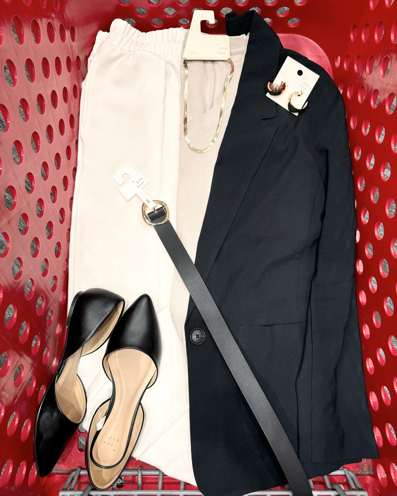 Absolutely love the classy and chic vibe! Workwear that’s timeless & easy to throw on and go while looking well put together. The pants look like slacks but feel like sweats; they’re so cozy and have pockets! They have an elastic waistband so no zipper or buttons to mess with. 
Office outfit, teacher outfit, professional clothes, sophisticated outfit

#LTKWorkwear #LTKStyleTip #LTKFindsUnder50