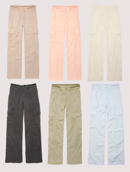 American Eagle Cargo pants! These are ridiculously comfortable and flattering! 

#LTKstyletip #LTKSpringSale