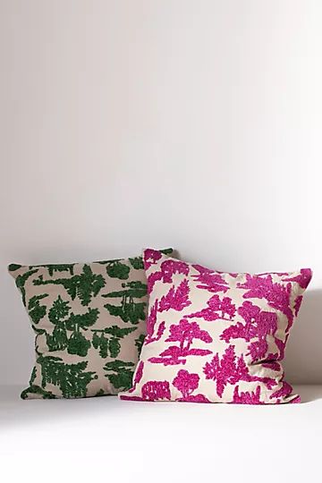 Embroidered Dorsey Pillow | Anthropologie (US)