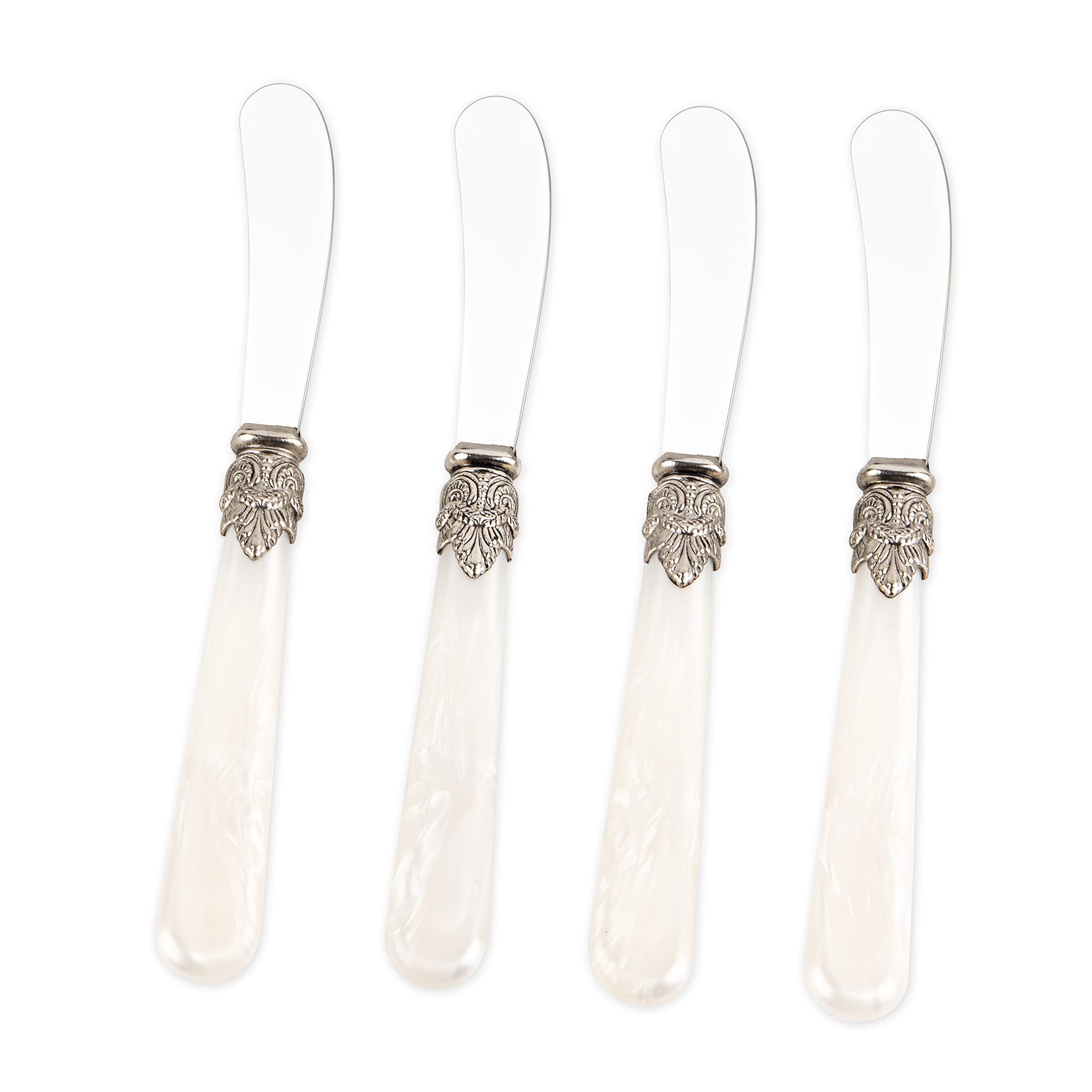 REVERIE Collection 4-piece Stainless Steel Butter Spreader Cheese Knife, Giftable Butter Knives s... | Amazon (US)