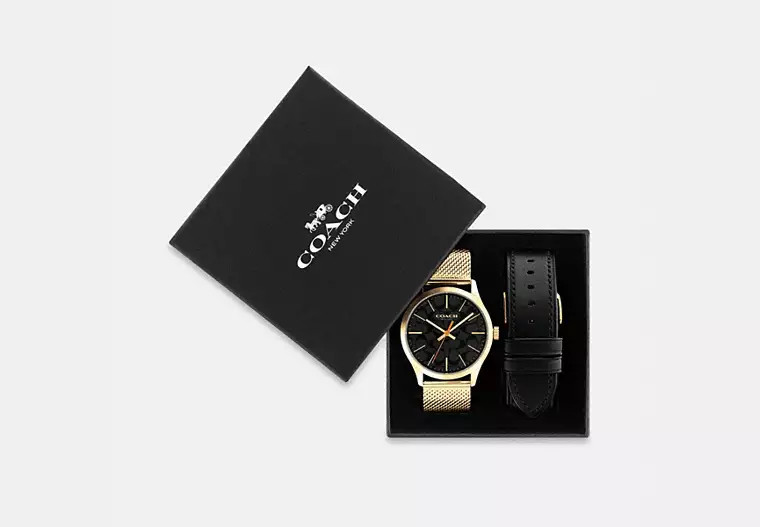 Baxter Watch Gift Set, 39 Mm | Coach Outlet CA