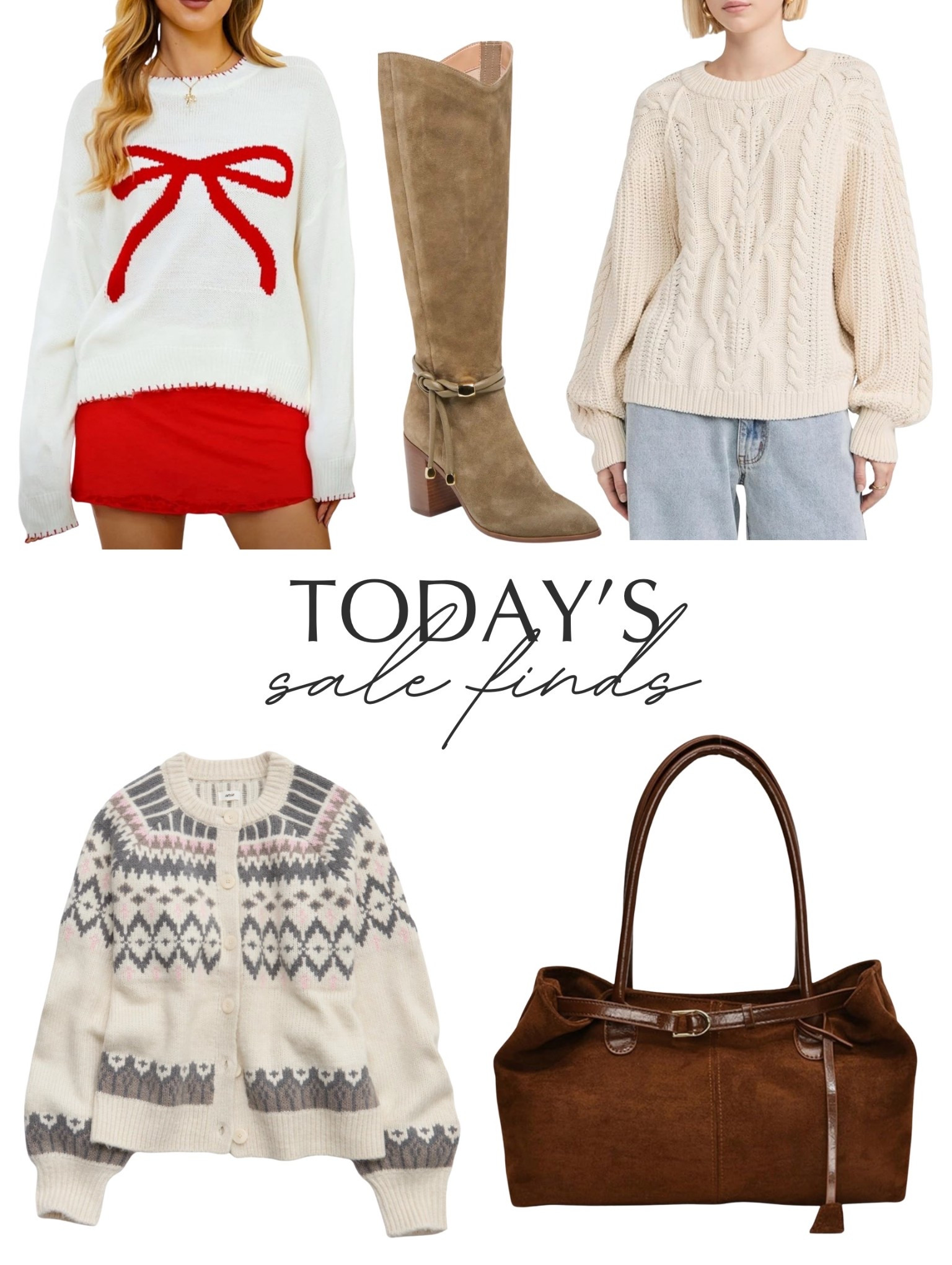 Holiday sweaters, gifts for her 

#LTKHoliday #LTKSaleAlert #LTKGiftGuide